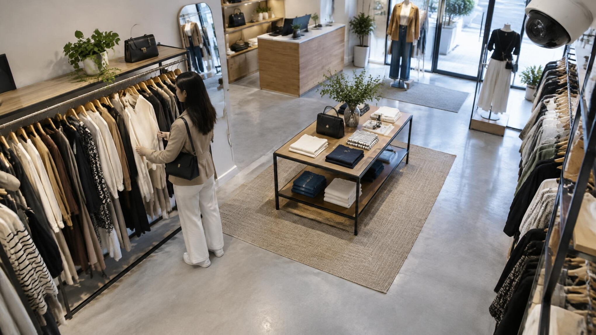 fashion store security camera
